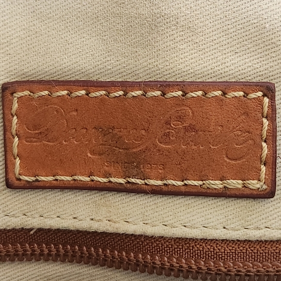 Dooney & Bourke San Diego Padres MLB Baseball Leather Shopper Tote Purse Bag - Picture 6 of 13